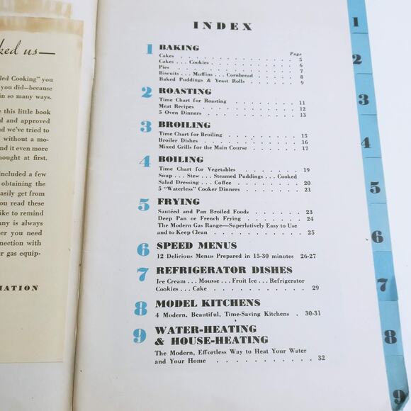 Vtg Controlled Cooking Tastier Dishes 101 Recipes Speed Menues American Gas Co - Picture 3 of 6
